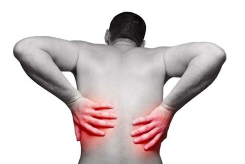 dolor de espalda con osteocondrosis espinal