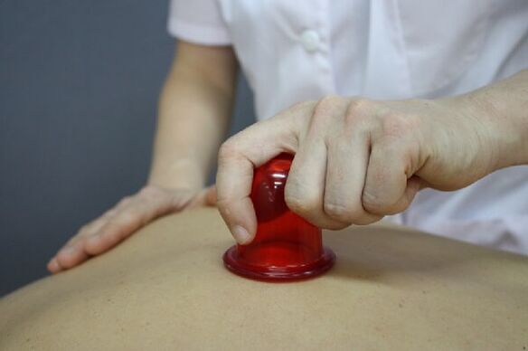 masaje con ventosas para la osteocondrosis de la columna